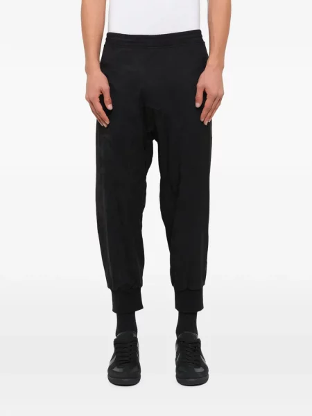 Pantaloni Neil Barrett cu model camuflaj alergare negru