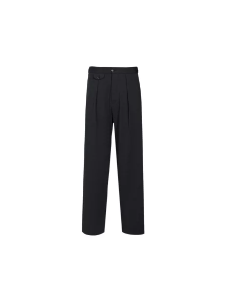 Spodnie Emporio Armani niebieskie