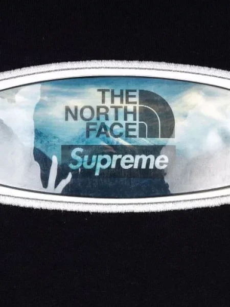 Bluza z kapturem Supreme czarna