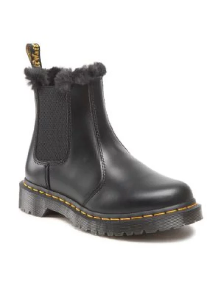 Gležnjarji Chelsea Dr. Martens Leonore Dark Grey