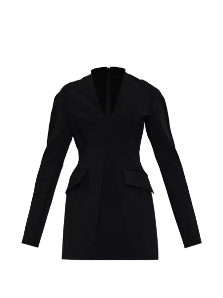 Rochie mini Sportmax cu decolteu în V negru