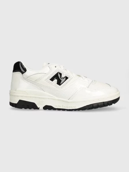 Кожени маратонки New Balance бяло