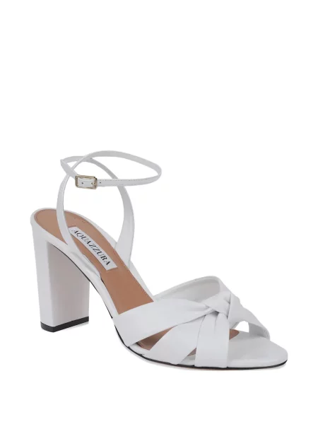 Sandale Aquazzura din piele alb