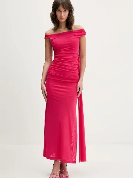 Bardot rochie spaniolă roz