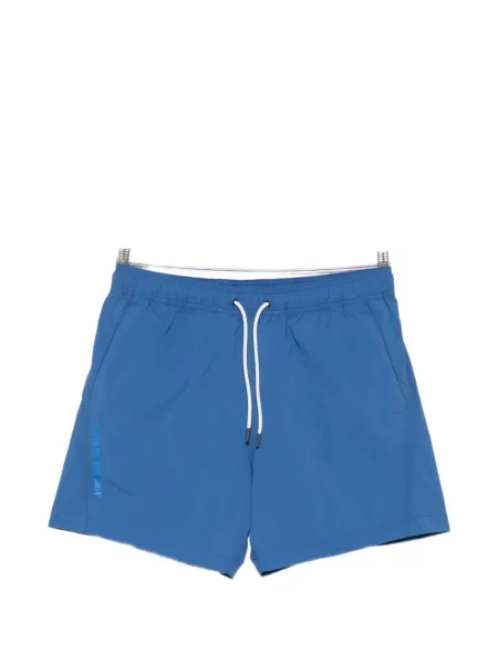 Slip de baie Ecoalf cu cordon albastru