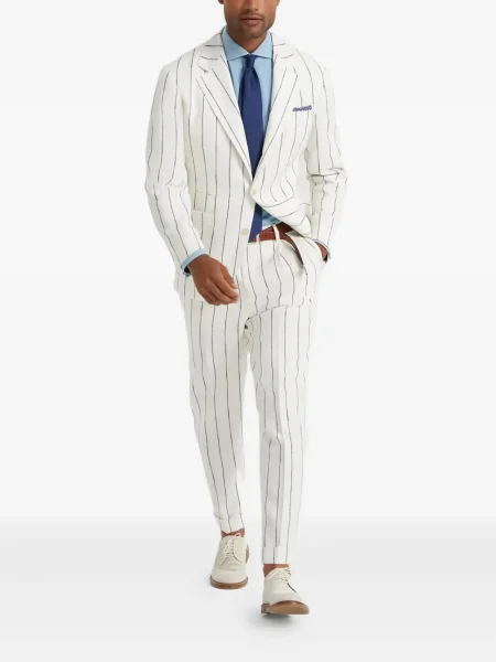 Costum Brunello Cucinelli de in cu imagine alb