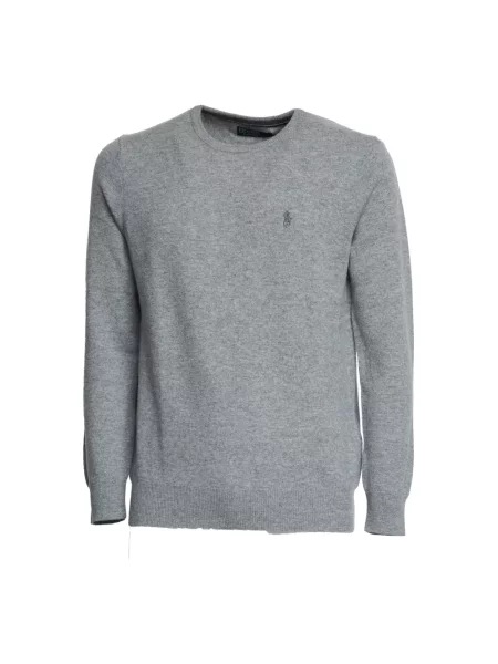 Sweter Polo Ralph Lauren z wełny merino szary