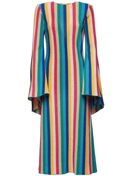 Rochie midi La Doublej cu dungi
