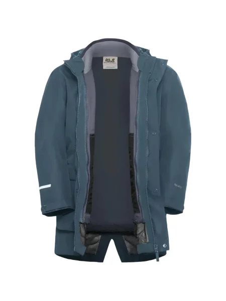 Kurtka dziecięca Jack Wolfskin niebieska