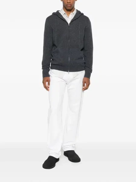 Cardigan Mc2 Saint Barth cu glugă gri