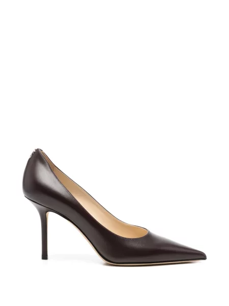 Pantofi cu toc Jimmy Choo din piele maro