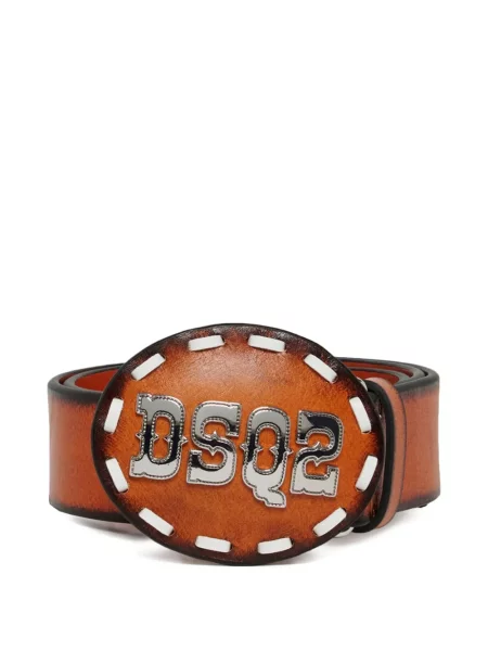 Pasek dziecięcy Dsquared2 brązowy
