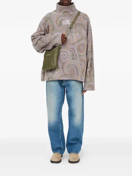 Geantă Mm6 Maison Margiela cu autograf verde