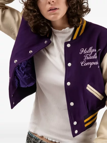 Geacă Htc Los Angeles cu broderie violet