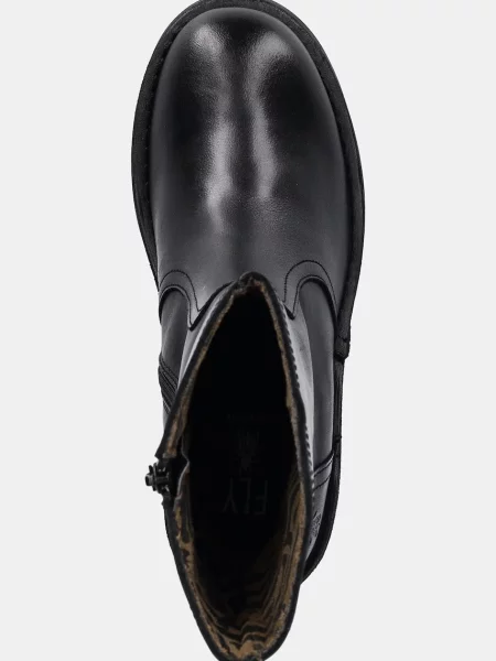 Кожаные ботинки Fly London черные