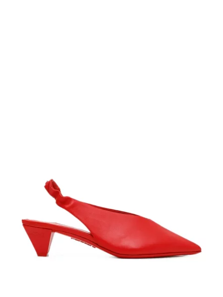 Pantofi cu toc Loewe slingback roșu