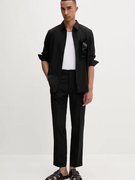 Calvin Klein chino hlače črna