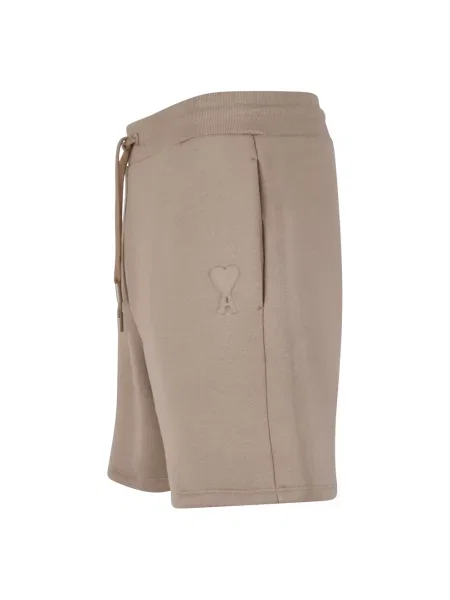 Szorty Ami Paris casual brązowe