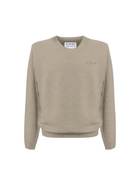 Sweter Mc2 Saint Barth beżowy