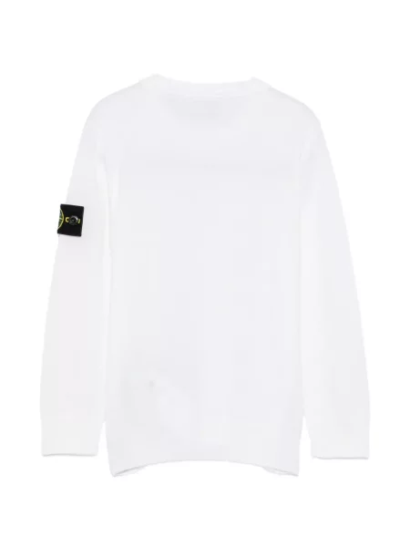 Sweter dziecięcy Stone Island biały