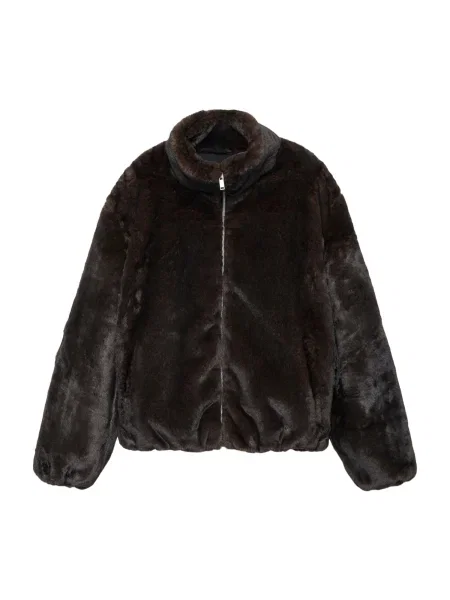 Pull&Bear Geacă de primăvară-toamnă închis maro