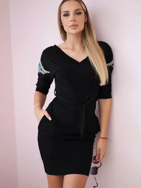 Sukienka Kesi garniturowa czarna