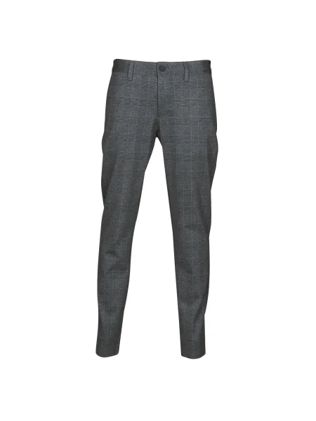 Kockás chino nadrág Only & Sons kék