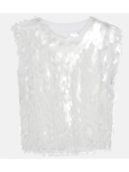 Cropp top Norma Kamali alb