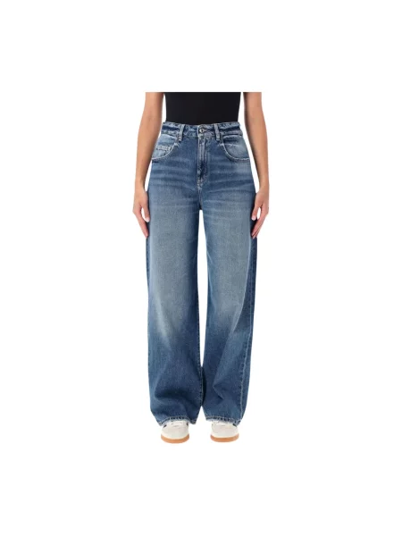 Szerokie jeansy Icon Denim czarne
