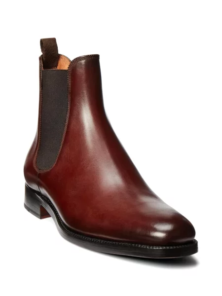 Δερμάτινα μπότες chelsea Ralph Lauren Purple Label μωβ