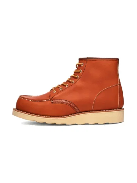 Botki Red Wing Shoes skórzane czerwone