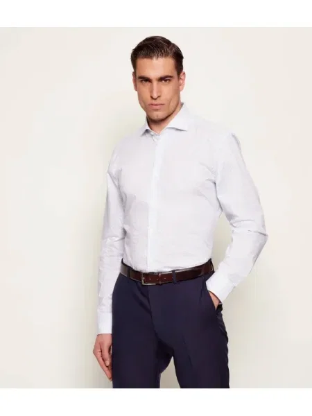 BOSS BLACK Cămașă | stretch negru