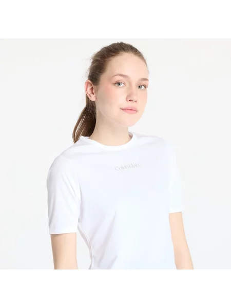 Calvin Klein Performance Kratka majica za vadbo bela