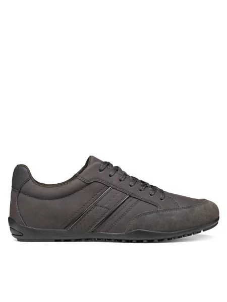 Sneakersy Geox U Wells Tmavo hnedá