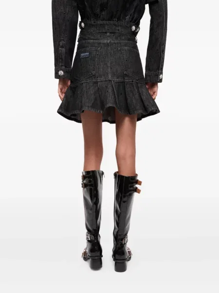 Fusta mini Ganni gri