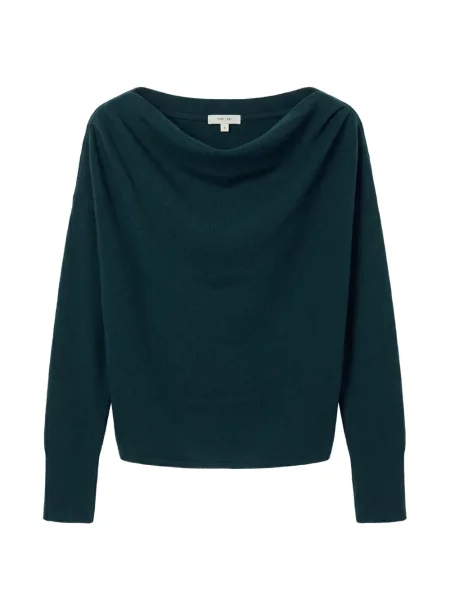 Pulover The Sei asimetric drapat verde
