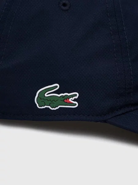 Однотонна кепка Lacoste синя