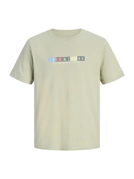 Jack & Jones Plus Póló JORNantucket kék / zöld piros