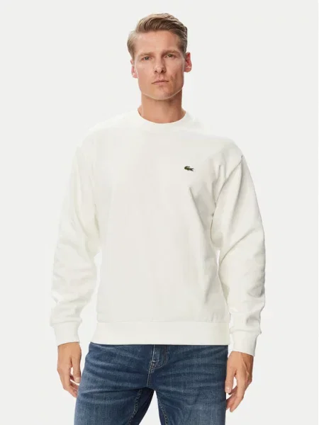 Lacoste Суитшърт Кремав