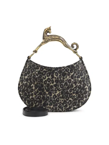 Torebka hobo Lanvin skórzana czarna