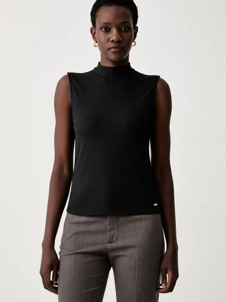 Calvin Klein top pentru femei cu modal negru