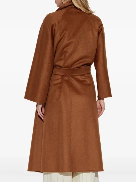 Cu centură palton Max Mara maro