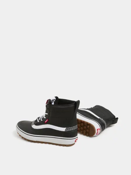 Кожаные ботинки Vans черные