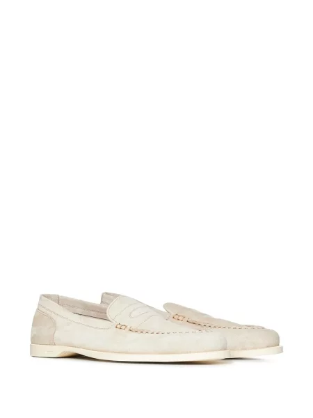 Pantofi loafer John Lobb din piele de căprioară