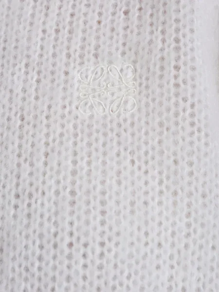 Cardigan Loewe de lână alb