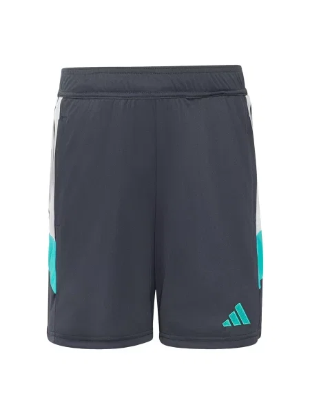 ADIDAS PERFORMANCE Sportske hlače Tiro Es grafit siva / menta bijela