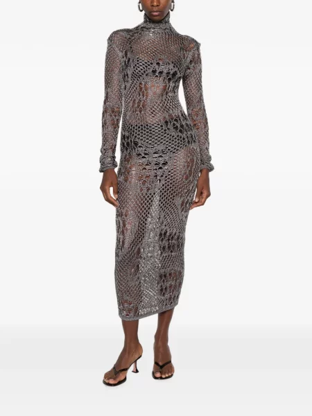 Lung rochie midi Dondup tricotate