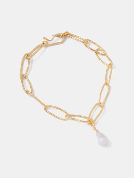 Forte Forte colier placat cu aur