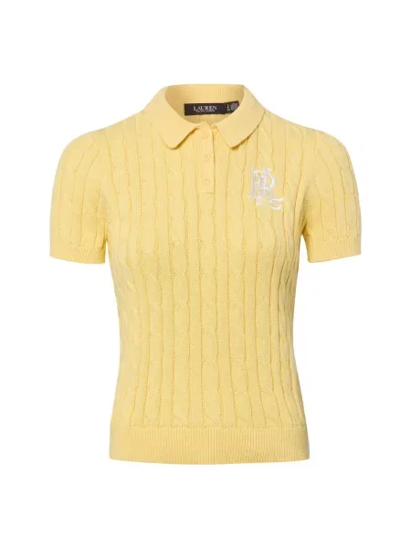Lauren Ralph Lauren Sweter Kobiety niebieski S żółty