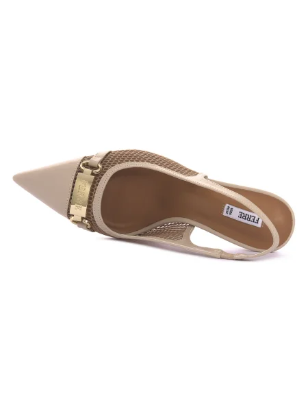 Pantofi Ferre bej
